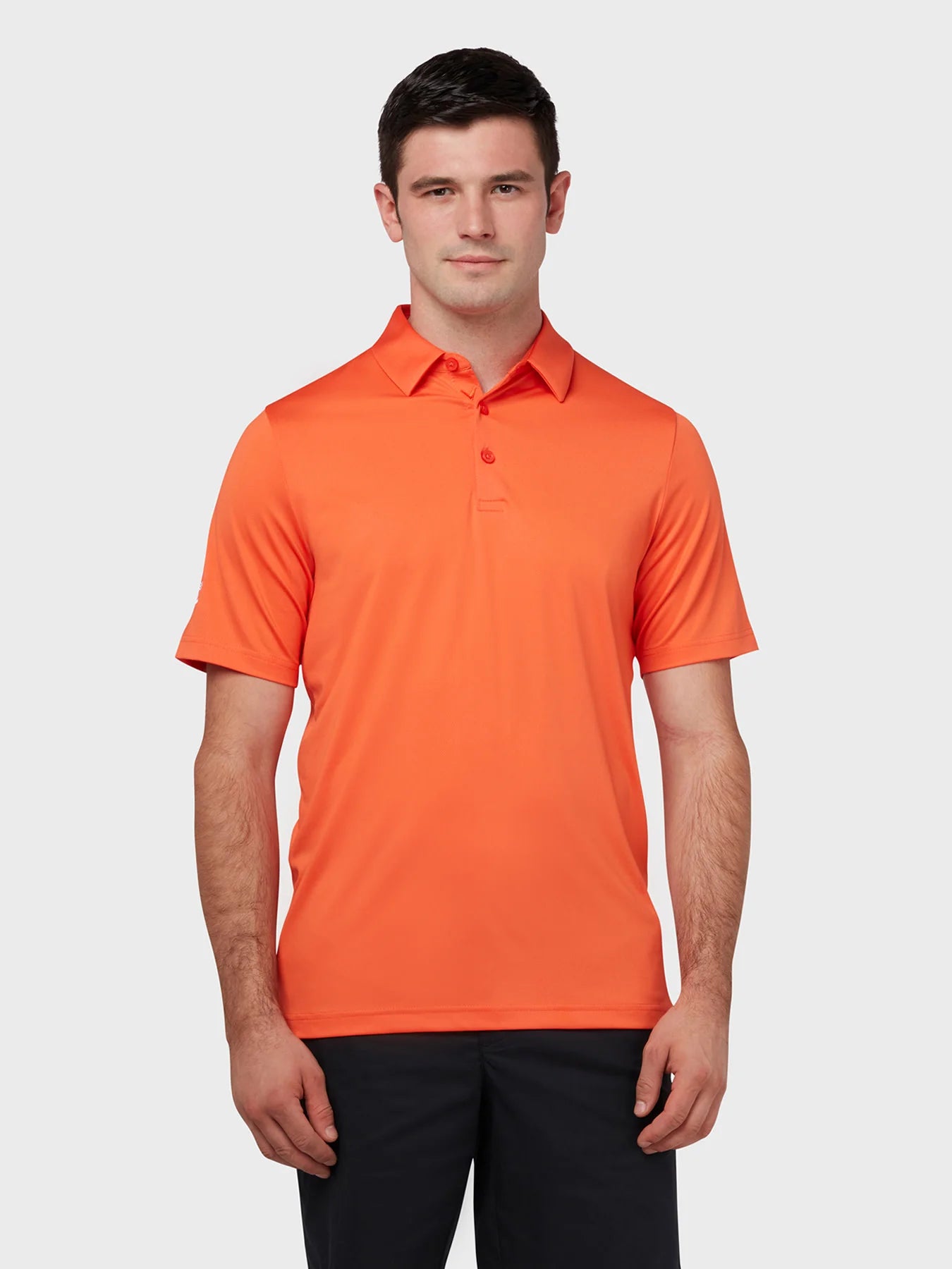 Orange golf 2025 shirt mens