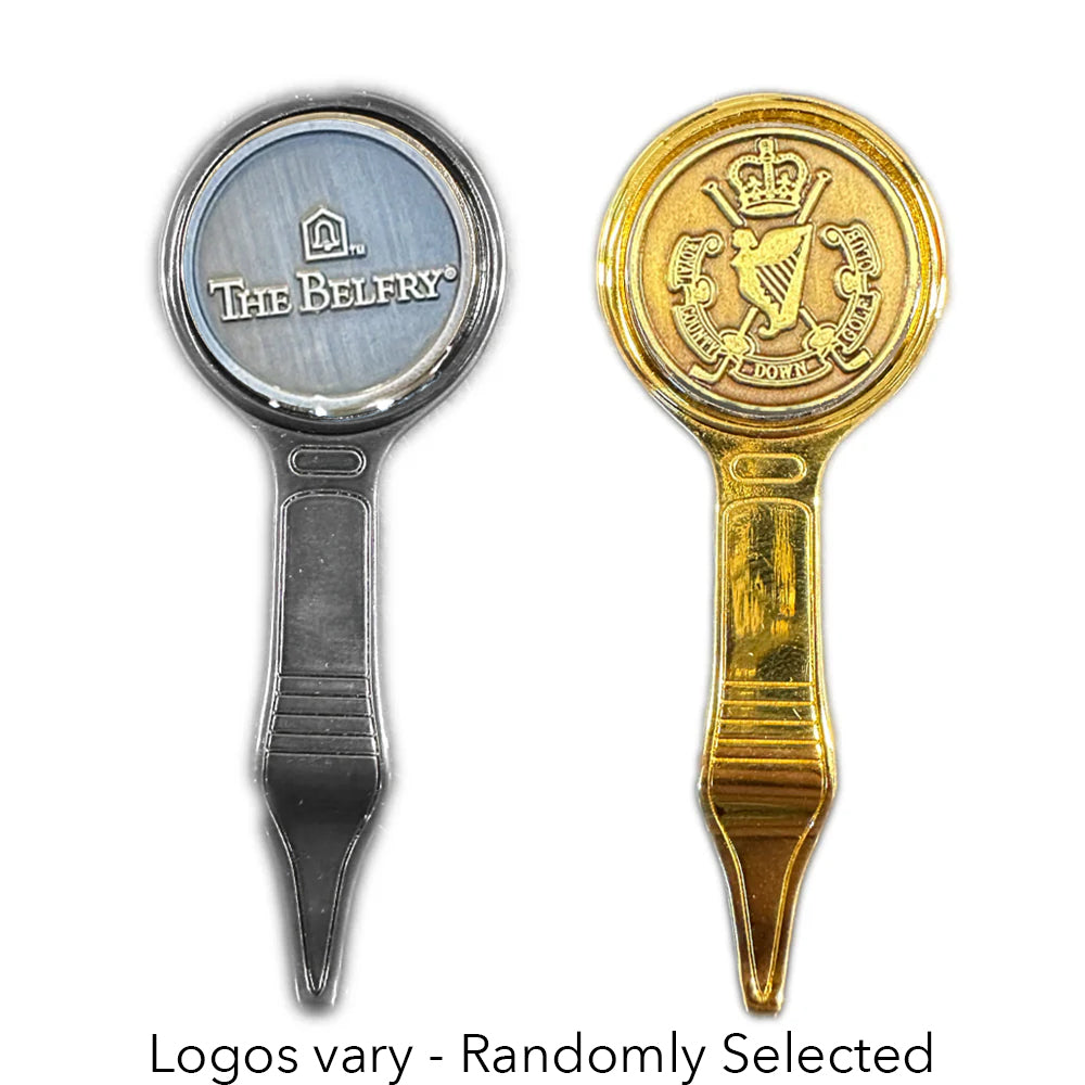 Logo Magnetic Ball Marker with Single Prong Divot Tool (L4BW1621/24)⛳️