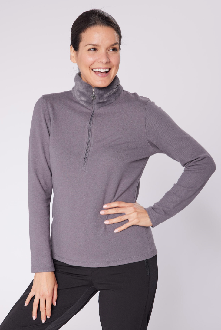 Swing Out Sister Tigress Faux Fur Ladies Ultimate Grey