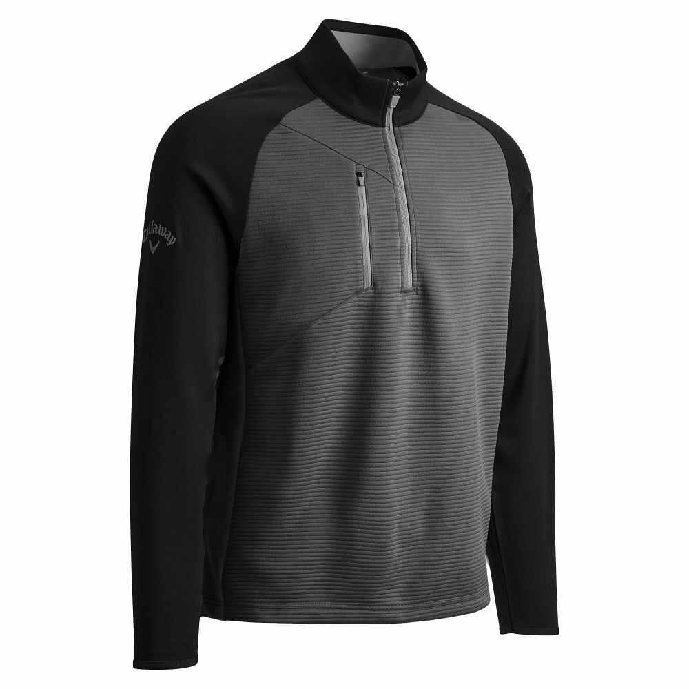 メンズウェア FLOG GOLF CLUB for ELECTRIC GOLF Callaway Midweight Ottoman Men's 1/4 Zip Fleece Golf Sweater