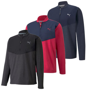Puma Golf Cloudspun Stealth Blade 1/4 Zip Pullover SMALL/XL