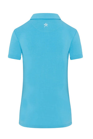 Swing Out Sister ladies golf Lisa Cap sleeve polo Top Dazzling Blue Large