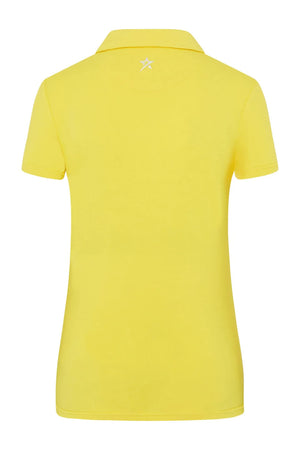 Swing Out Sister Ladies Ultra-Soft Stretch Short Sleeve Polo in Sunshine