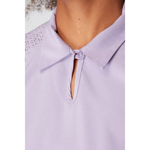 Swing Out Sister Women's Etoile Laser Cap Sleeve Digital Lavender Purple