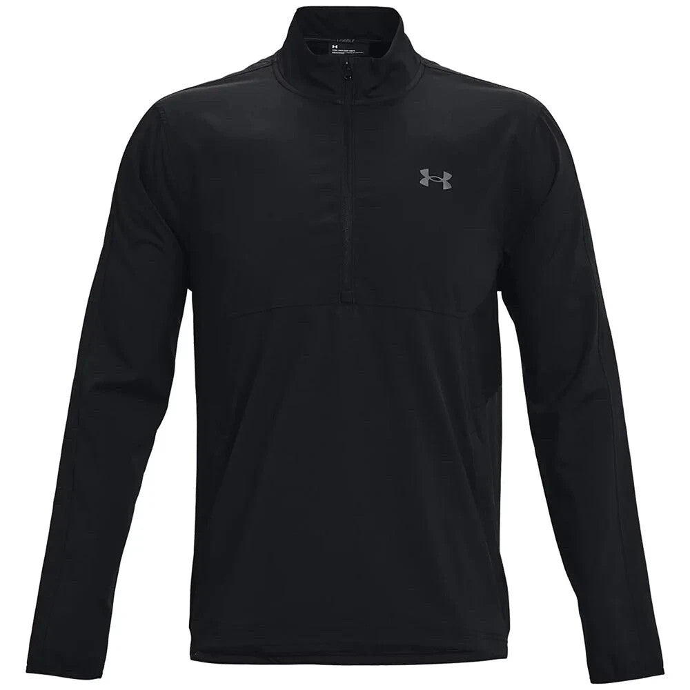 Under Armour Storm Windstrike Half Zip Golf Top Black (919-001)  ONLY