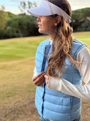 SWING OUT SISTER LADIES PENNY VEST TRANQUIL BLUE