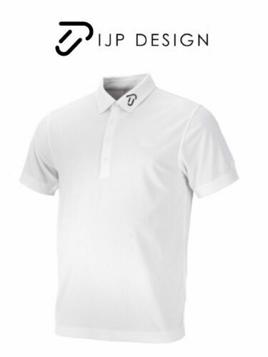 IJP Ian Poulter Junior Tour Golf Polo Shirt - White (Various IJP Logo)