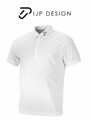 IJP Ian Poulter Junior Tour Golf Polo Shirt - White (Various IJP Logo)