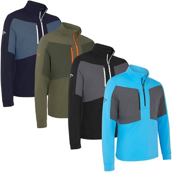 Callaway Aquapel 1/2 Zip Mixed Media Golf Pullover - CGKFC004⛳️