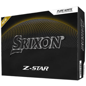 Srixon Z-STAR Golf Balls  Pure White / Dozen