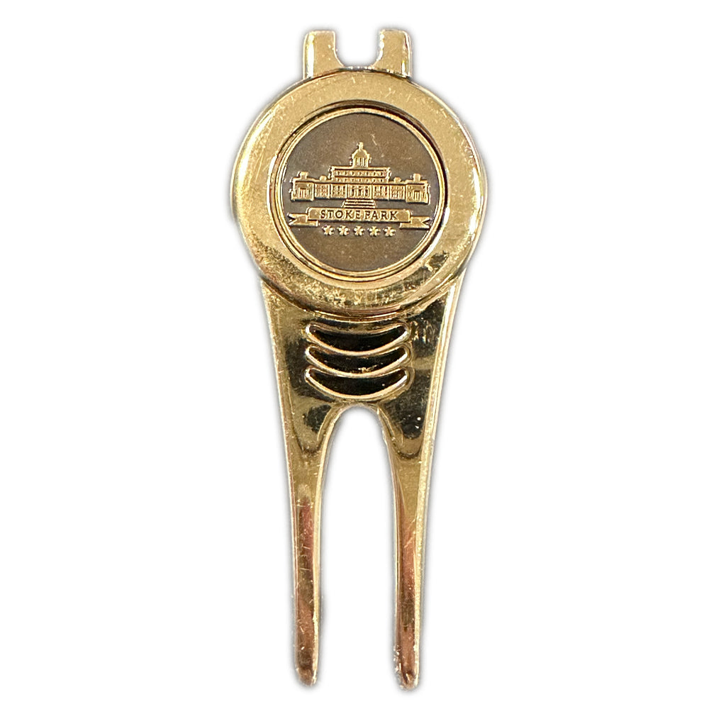 Stoke Park Clip Divot Tool in Gold (L4BW033)