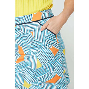 SWING OUT SISTER Lara Print Skort Wave Pattern