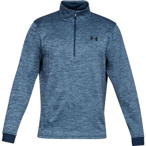 Under Armour Half Zip Mens Long Sleeve Golf Top - Blue (745-408 Small Only