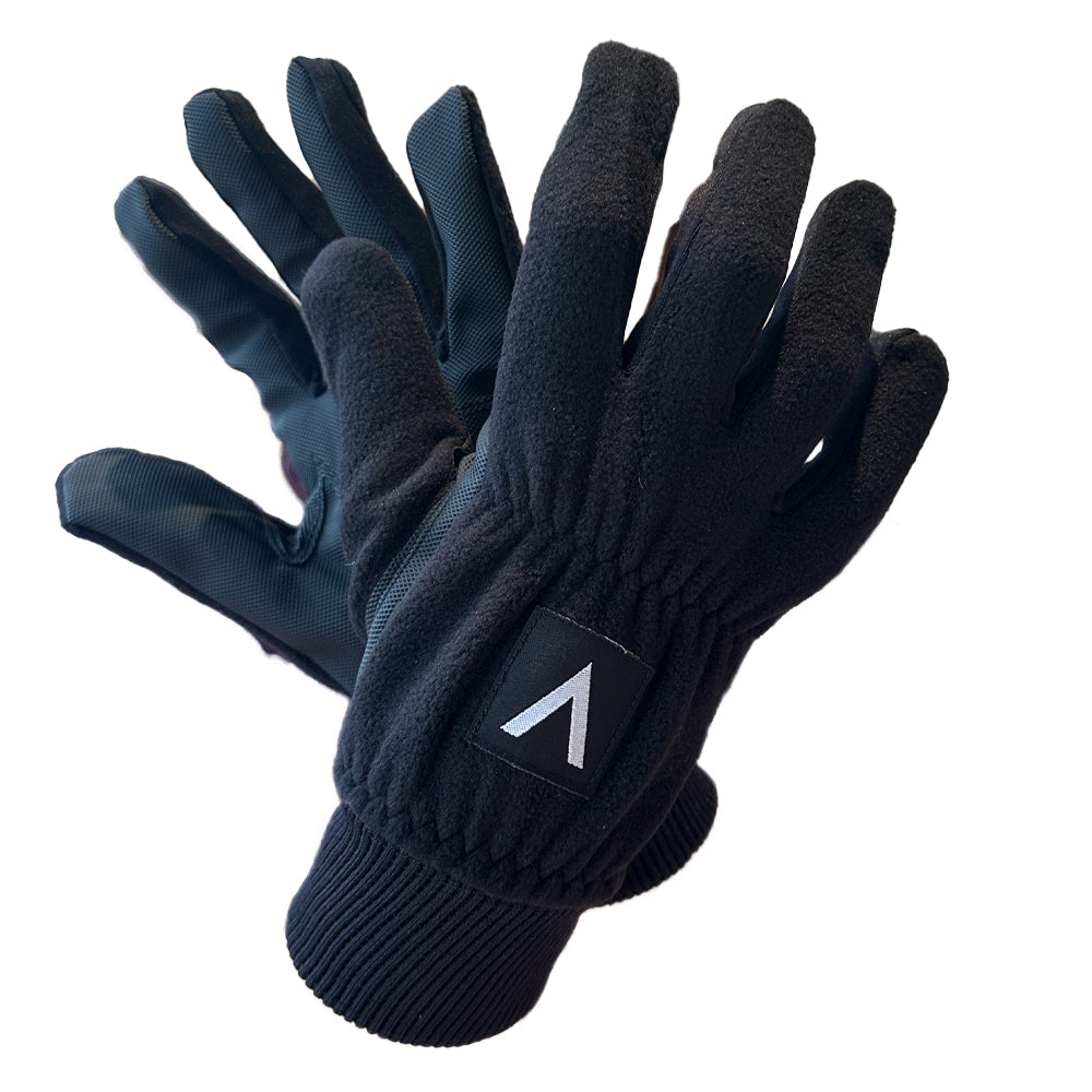 V-Logo Men's Winter Fleece Back Golf Glove Pair