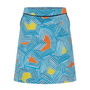 SWING OUT SISTER Lara Print Skort Wave Pattern