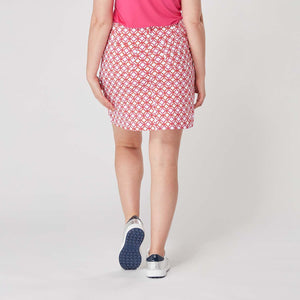 Swing Out Sister Ladies Lucy pull On Skort  'Lush Pink and Mandarin'