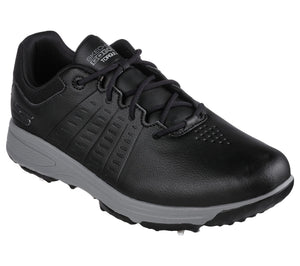 Skechers Mens GO GOLF Torque 2 Waterproof Spiked Golf Shoes 214027 - Black/Grey/Black