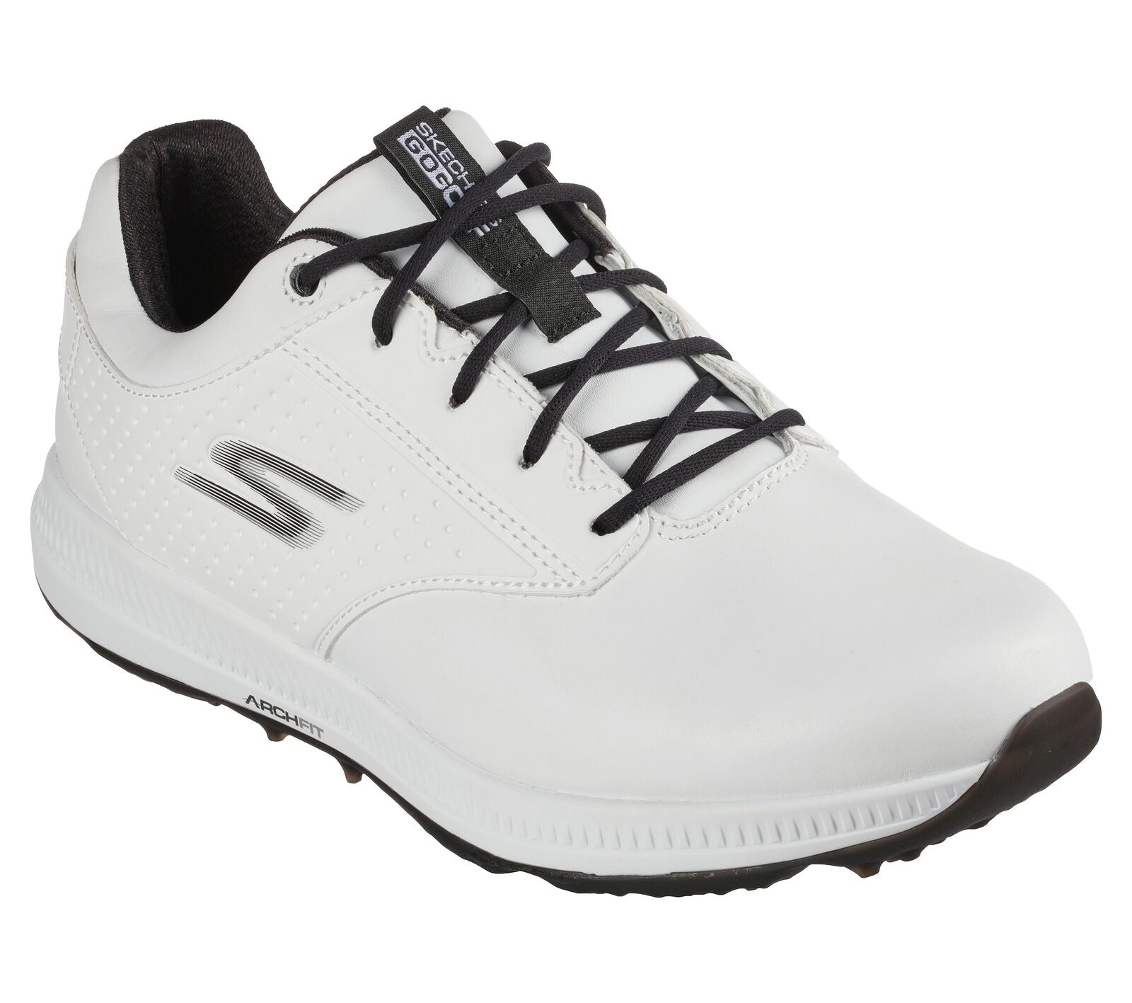 Skechers Men's GO GOLF Elite 5 - Legend Waterproof Golf Shoes - 214043 White/Black