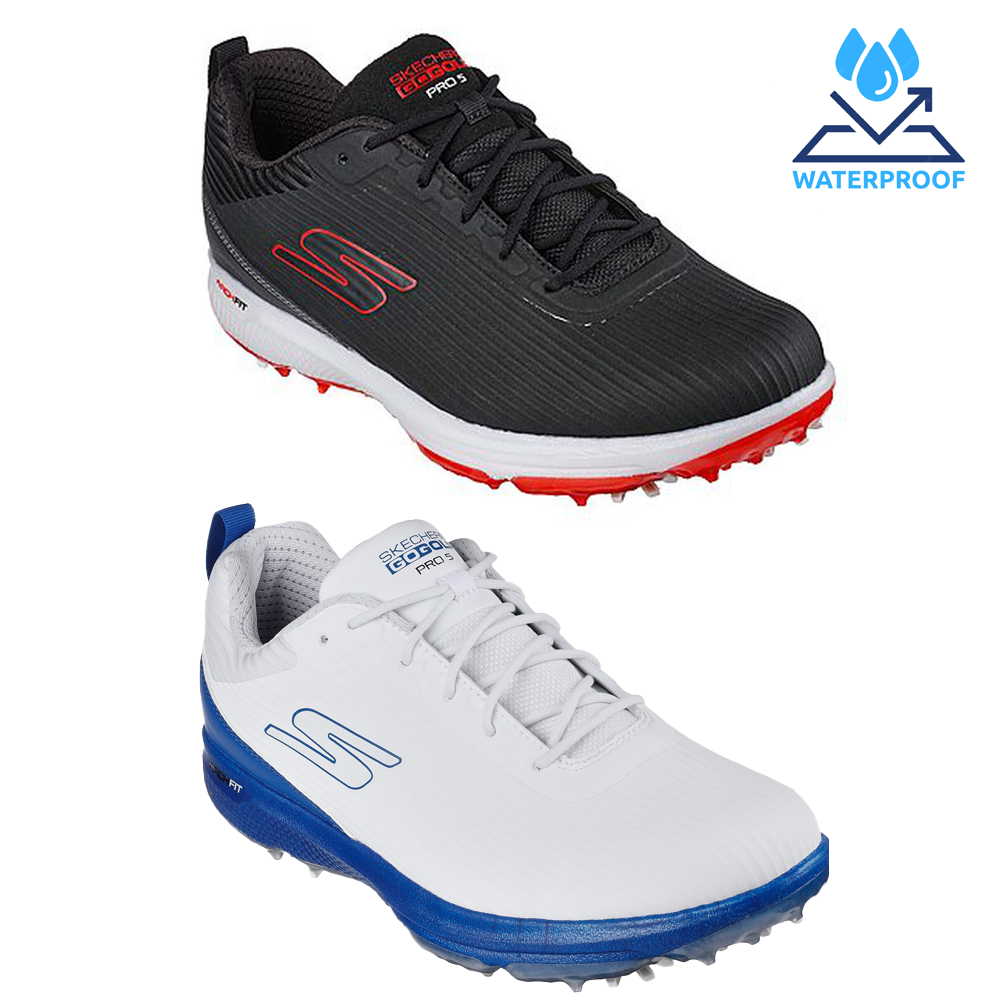Skechers Men s GO GOLF Pro 5 Hyper Waterproof Spiked Golf Shoe 21404 Just Golf Online