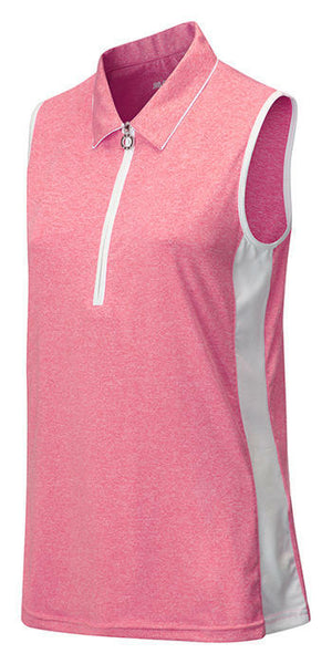 JRB Melange Sleeveless Golf Shirt
