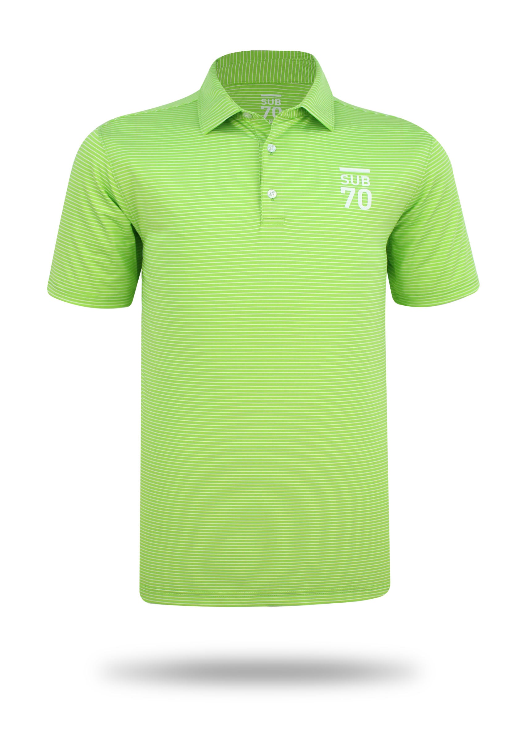 Lime green golf polo store