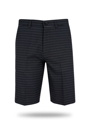 Sub70 Performance Black Shorts Classic-Stripe