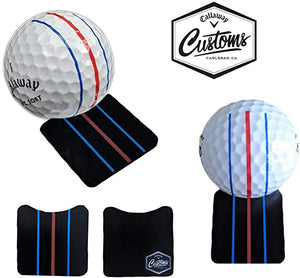 Callaway Customs Triple Track Black Square Alignment Marker - Limited Edition