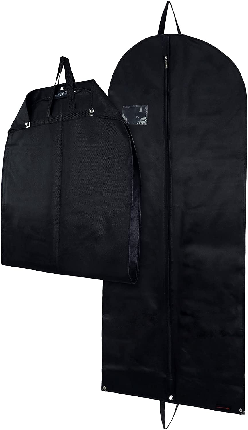 Leatherette Suit Carrier in Black⛳️