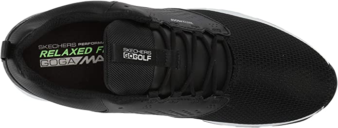 ついに再販開始 Skechers Men's Elite Prestige Relaxed Fit Waterproof Golf Shoe 