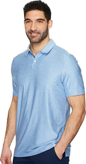 Skechers Men's Pine Valley Polo Golf Shirt Blue/Light Blue (SMALL ONLY) - MTO10