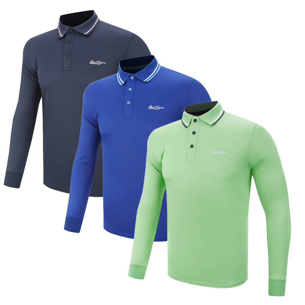 Ben Hogan Long Sleeve Polo - BH1007