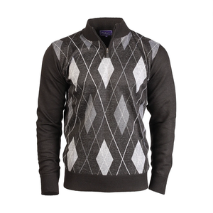 Men's Argyle Ballantrae Half Zip Jumper