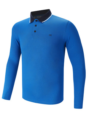 Calvin Klein Long Sleeve Performance Polo - C9700