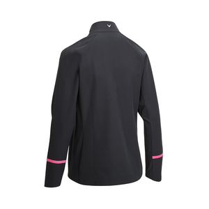 Callaway Lightweight Water Resistant Swing-Tech Jacket in Caviar & Pink - CGJFB037