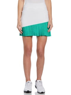 Callaway Ladies Womens 18" Geo Print Pleated Golf Skort - Bright Green - CGKBSC22GG⛳️