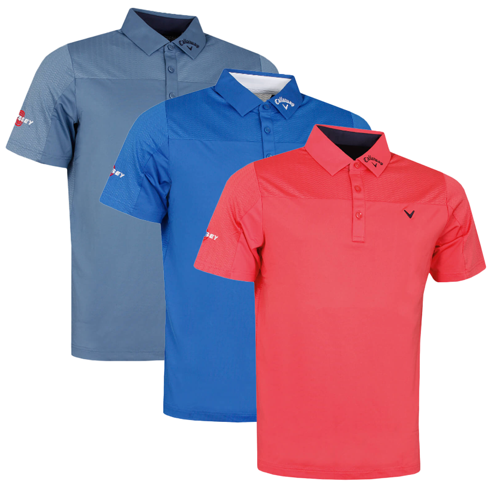 Callaway Golf Men's Odyssey Ventilated Moisture Wicking Polo Shirt - CGKSB074