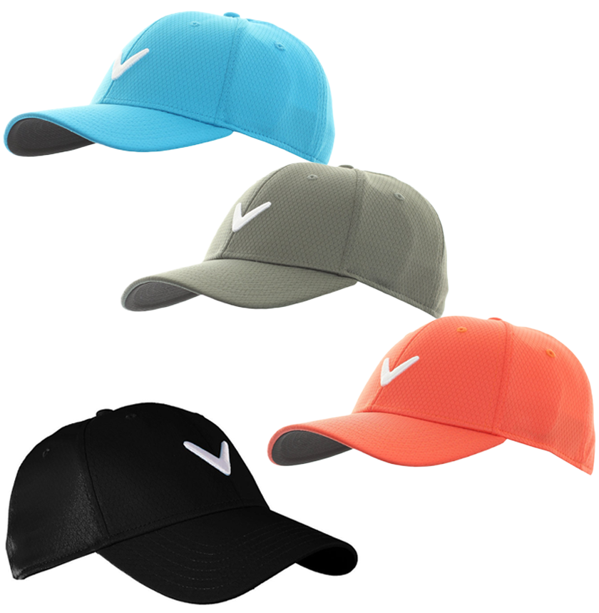 Callaway Golf Mens X Performance Chev Adjustable Golf Cap Hat - CGASA0Z5GG
