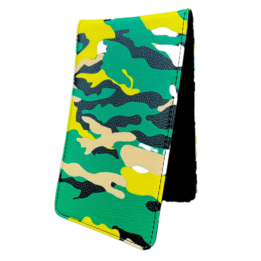 Camo Faux Leather Scorecard Holder