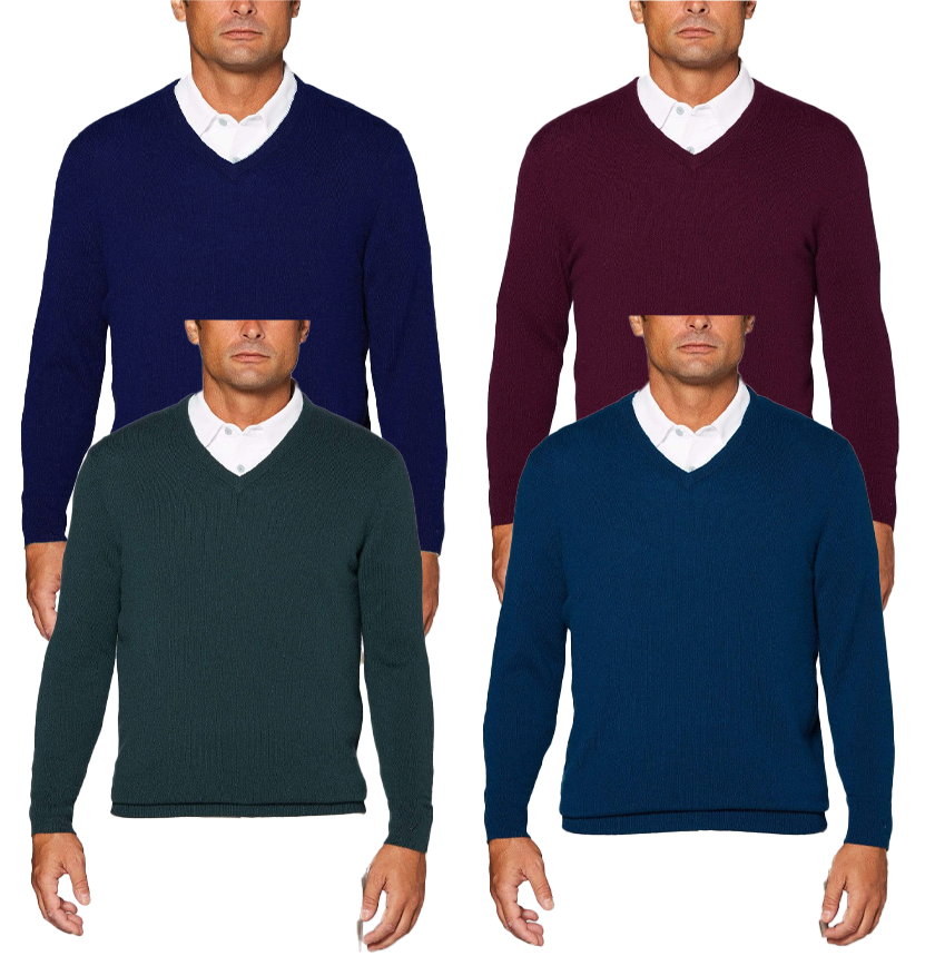 Callaway Golf Tour Authentic Cashmere V-Neck Sweater - TZGS9001