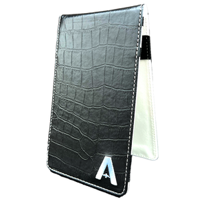 Albatross Crocodile Leather Scorecard Holder