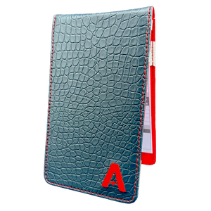 Albatross Crocodile Leather Scorecard Holder