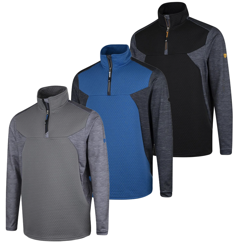 Island Green Mens Hexagon Panelled Top Layer - IGTS2159⛳️