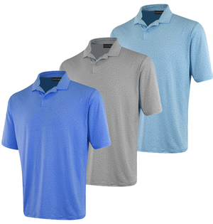 Island Green Mens 2022 Irregular Dot Golf Polo - IGTS2155