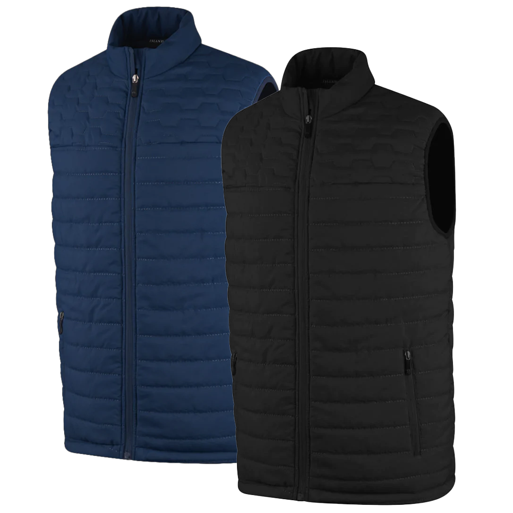 Island Green Heat Welded Padded Gilet - IGVST2187⛳️