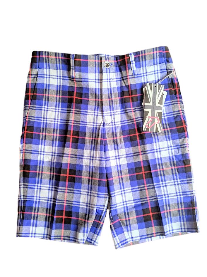 Junior Tour Ian Poulter Golf Tartan Check Shorts IJP Design