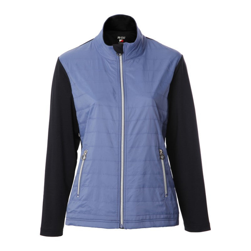 JRB Ladies 2022 Winter Collection Full Zip Golf Jacket - Navy/Denim