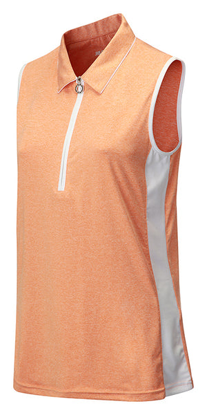 JRB Melange Sleeveless Golf Shirt