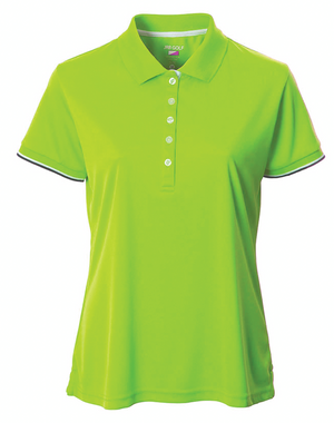 JRB Ladies 2022 Collection Golf Pique Polo - Lime