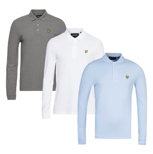 Lyle & Scott Long Sleeve Polo Shirt - LP1360G