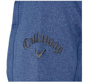 Callaway Golf Waffle Knit Pullover - Moody Blue Heather - CGKFB0H2